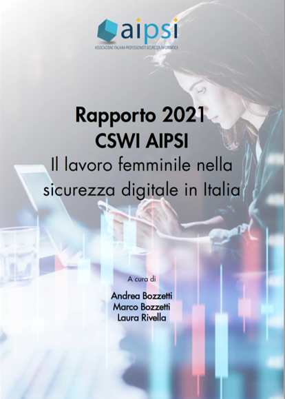 Articolo "Gender gap e cybersecurity: la fotografia del Rapporto AIPSI CSWI 2021" sulla rivista online AgendaDigitale