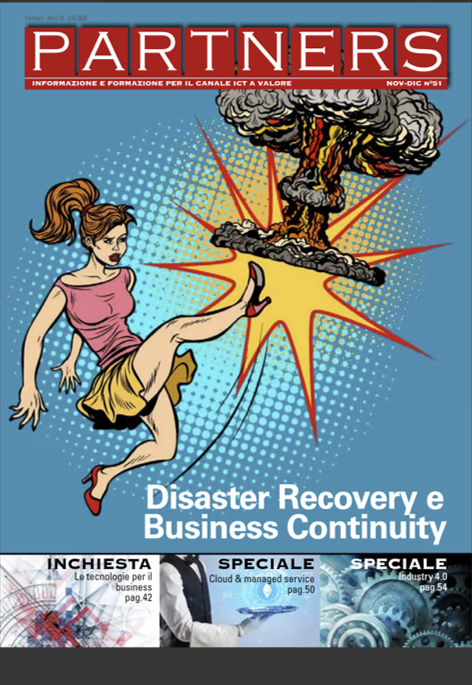 Ultimo numero di Partners di Reportec dedicato al Disaster Recovery e alla Business Continuity 