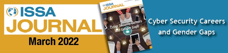 ISSA Journal Marzo 2022 con articolo AIPSI su Gender Gap nella cybersec in Italia