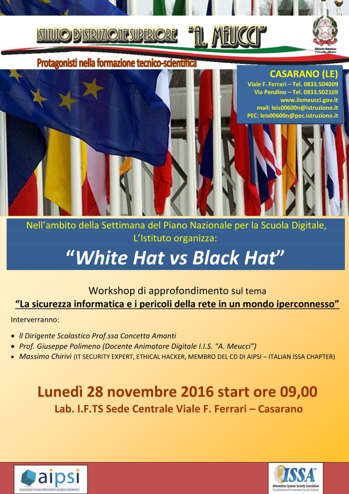 28-11-2016 White Hat vs Black Hat
